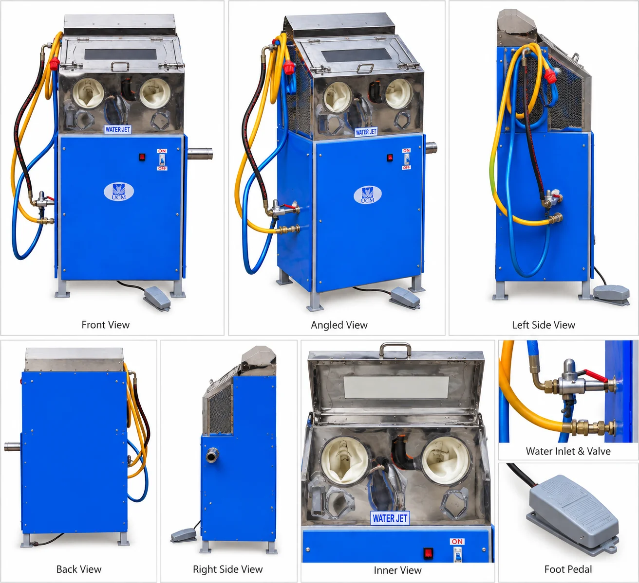 Water jet with 1.5 hp crompton motor full Stainless Steel Body thumbnail 2