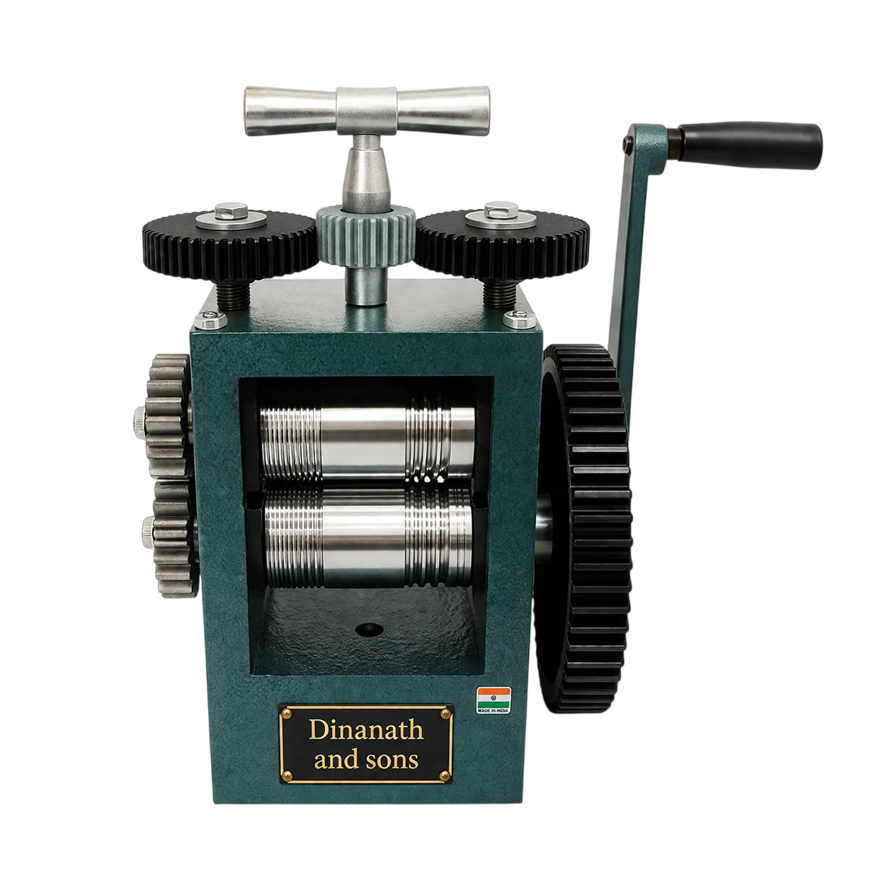 3" Manual Combination Rolling Mill Machine for Gold & Silver