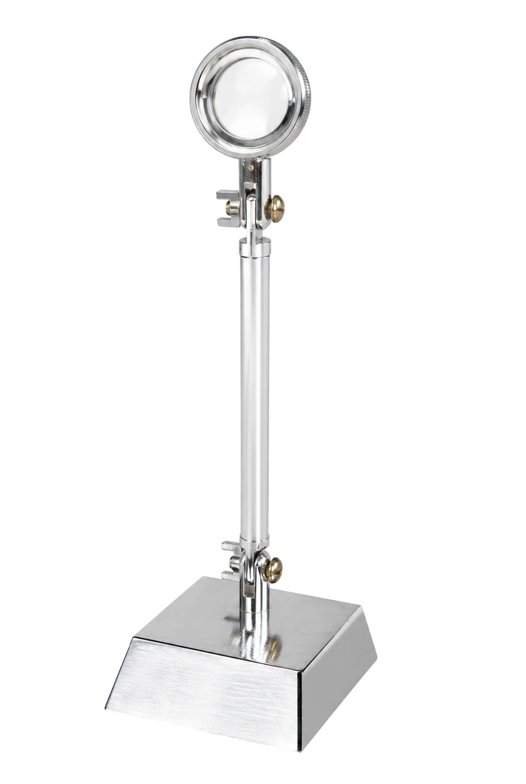 jeweler's eye loupe with a chrome-finished stand for hands-free use thumbnail 2
