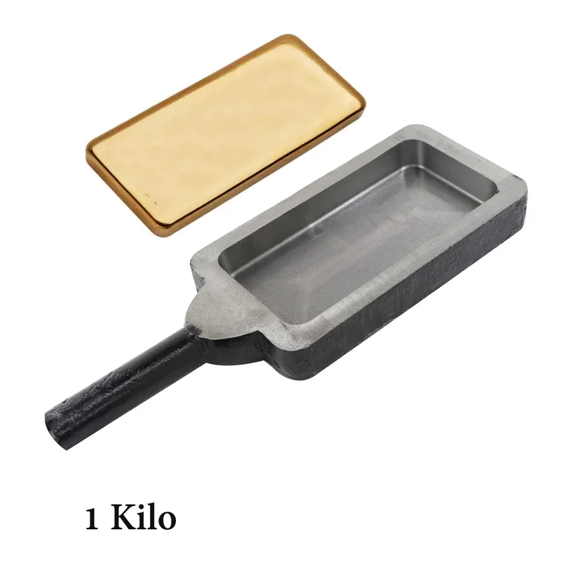 1kg Gold Silver Ingot Mould - Casting & Metallurgy | Dinanath & Sons Chandni Chowk