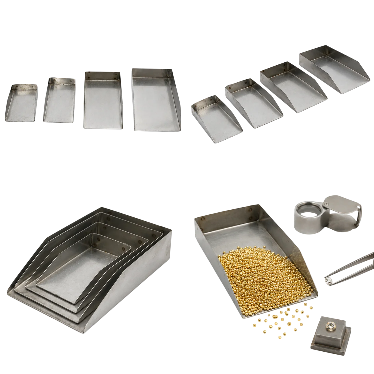 Stainless steel bead shovel