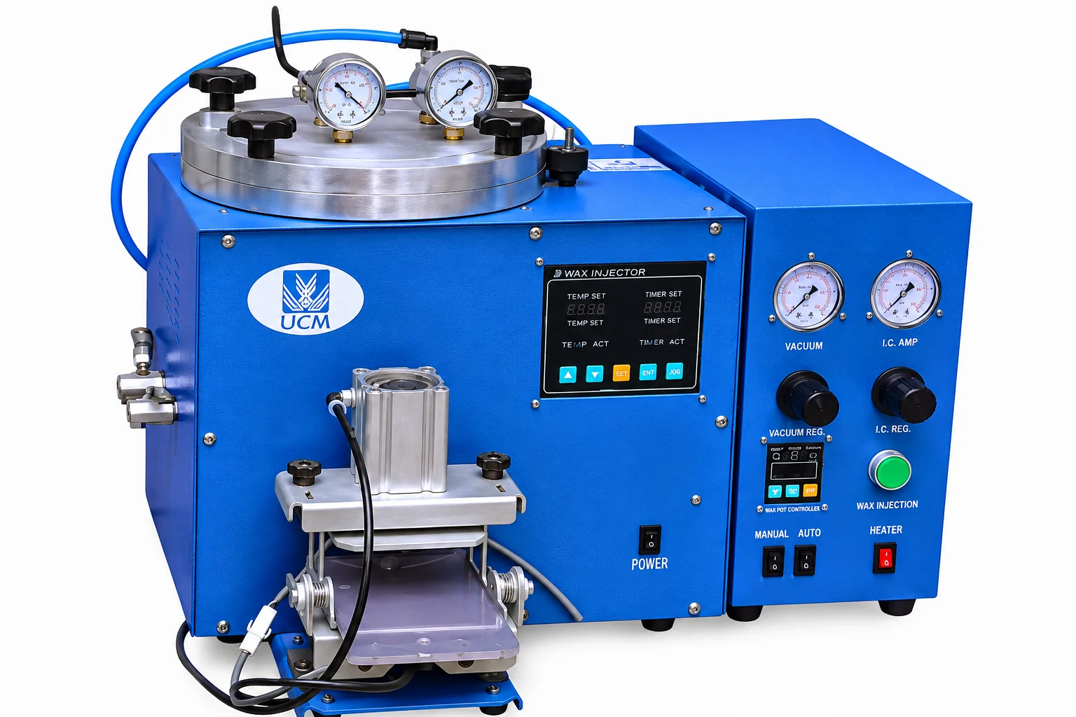 Auto clamp wax injector with vaccum pump - Casting & Metallurgy | Dinanath & Sons Chandni Chowk