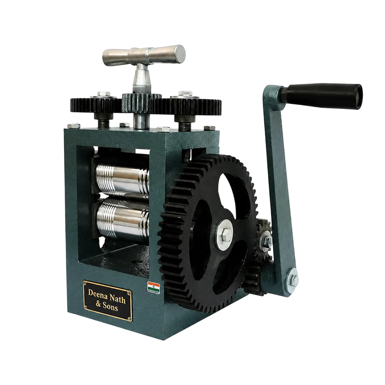 3" Manual Combination Rolling Mill Machine for Gold & Silver thumbnail 3