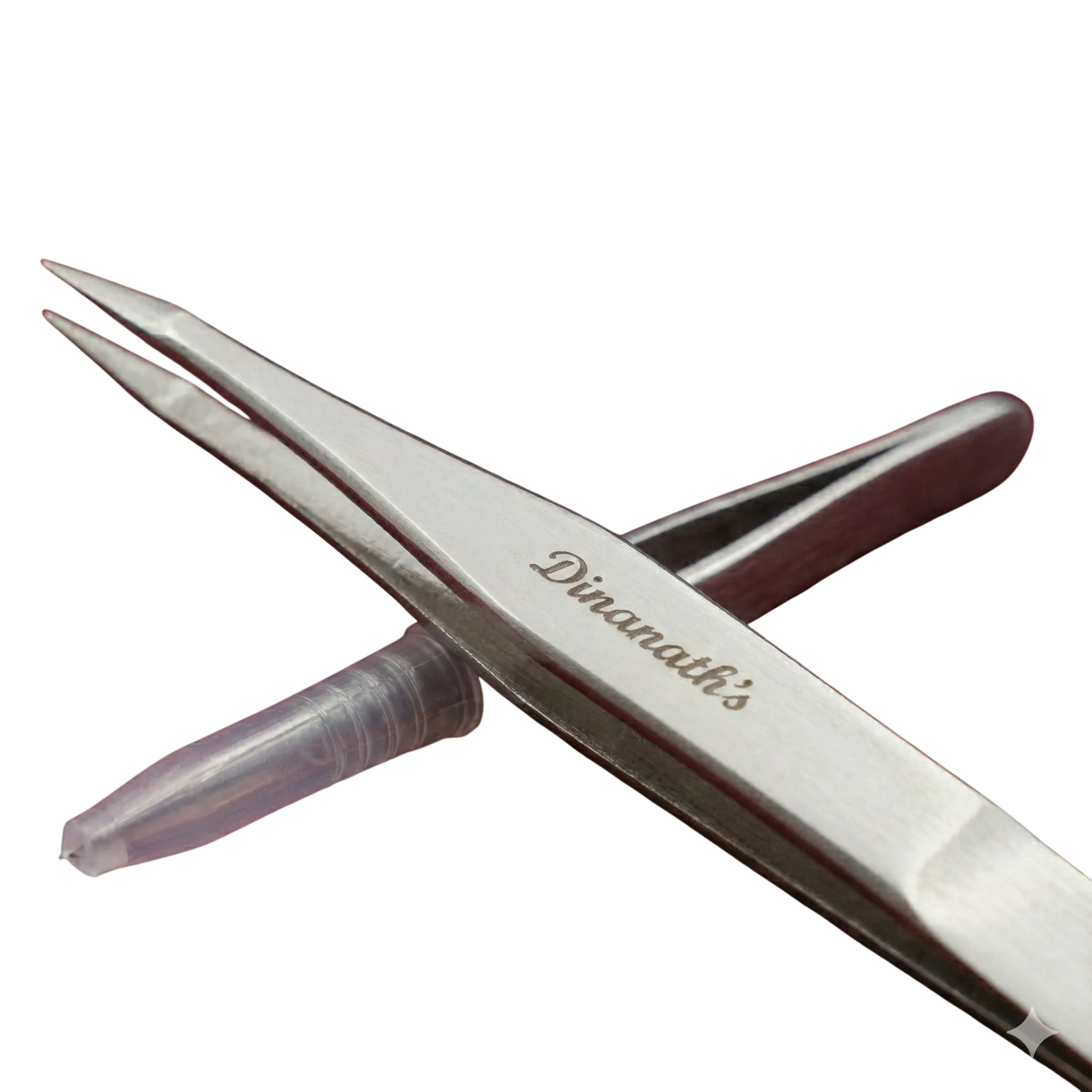 Dinanath's 10K Powder Coated Stainless Steel Tweezer thumbnail 2
