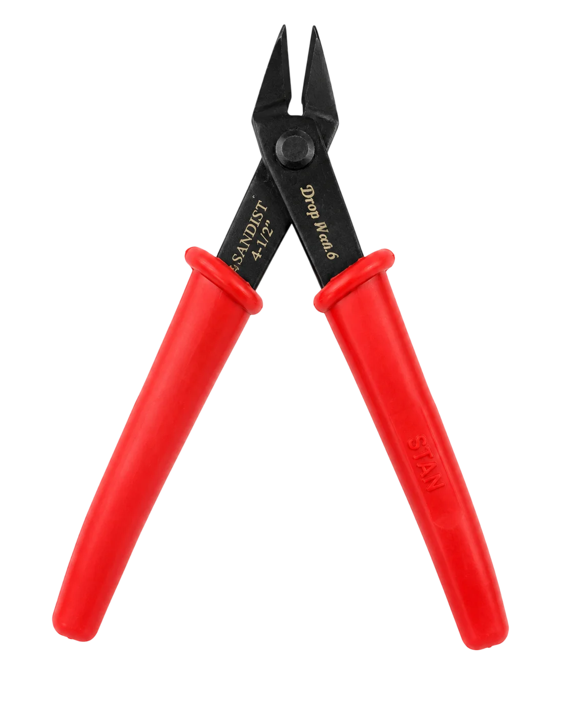 Dinanath's Precision nipper cutters with black blades and red ergonomic handles - Tools | Dinanath & Sons Chandni Chowk